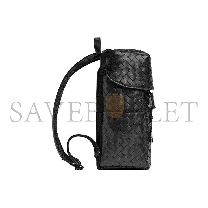 b0tt*ga Ven*ta intrecciato flap backpack 766580v2hl28966 (38*26*15cm)